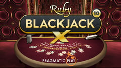 Pragmatic Live - Blackjack X 10 - Ruby